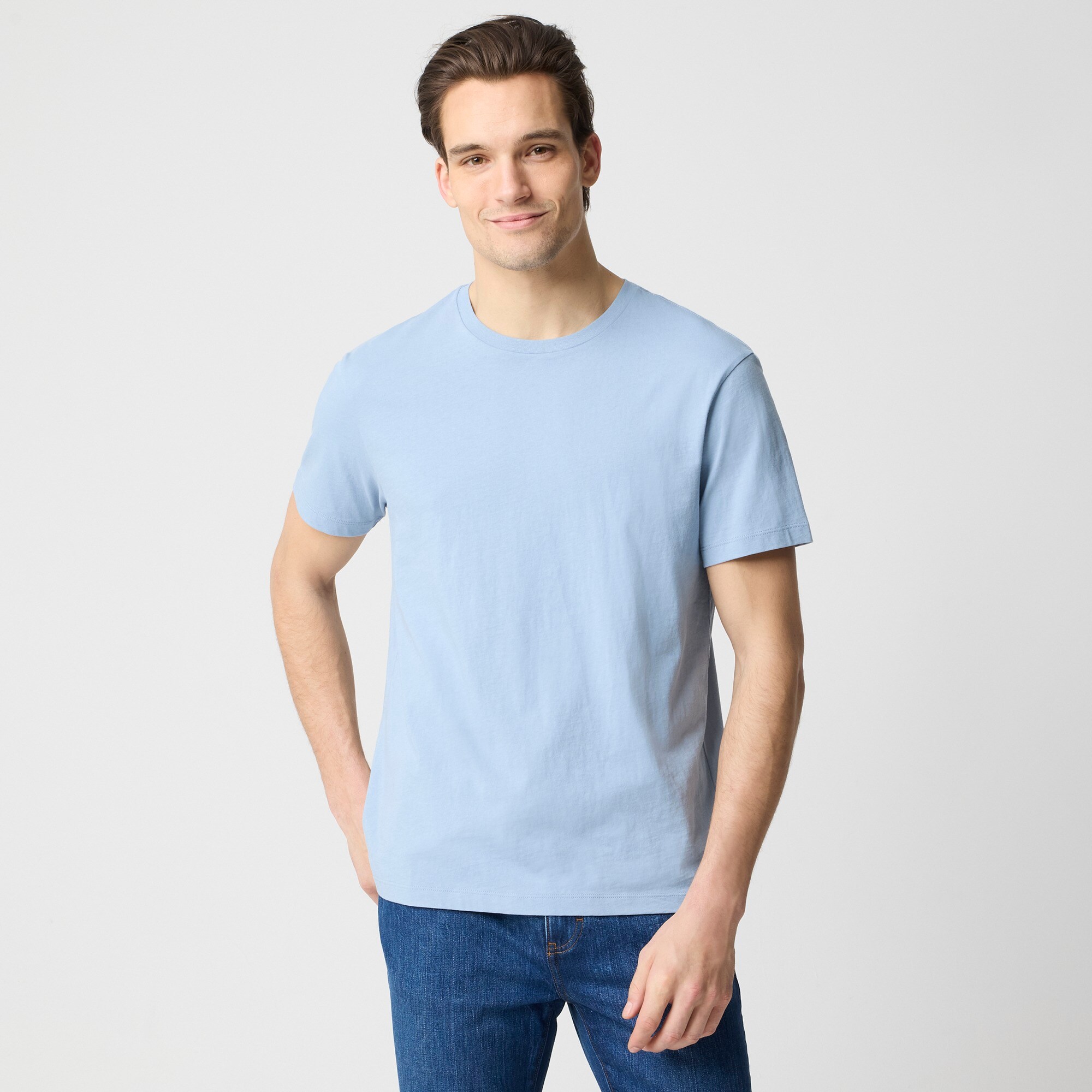 mens Cotton washed jersey tee