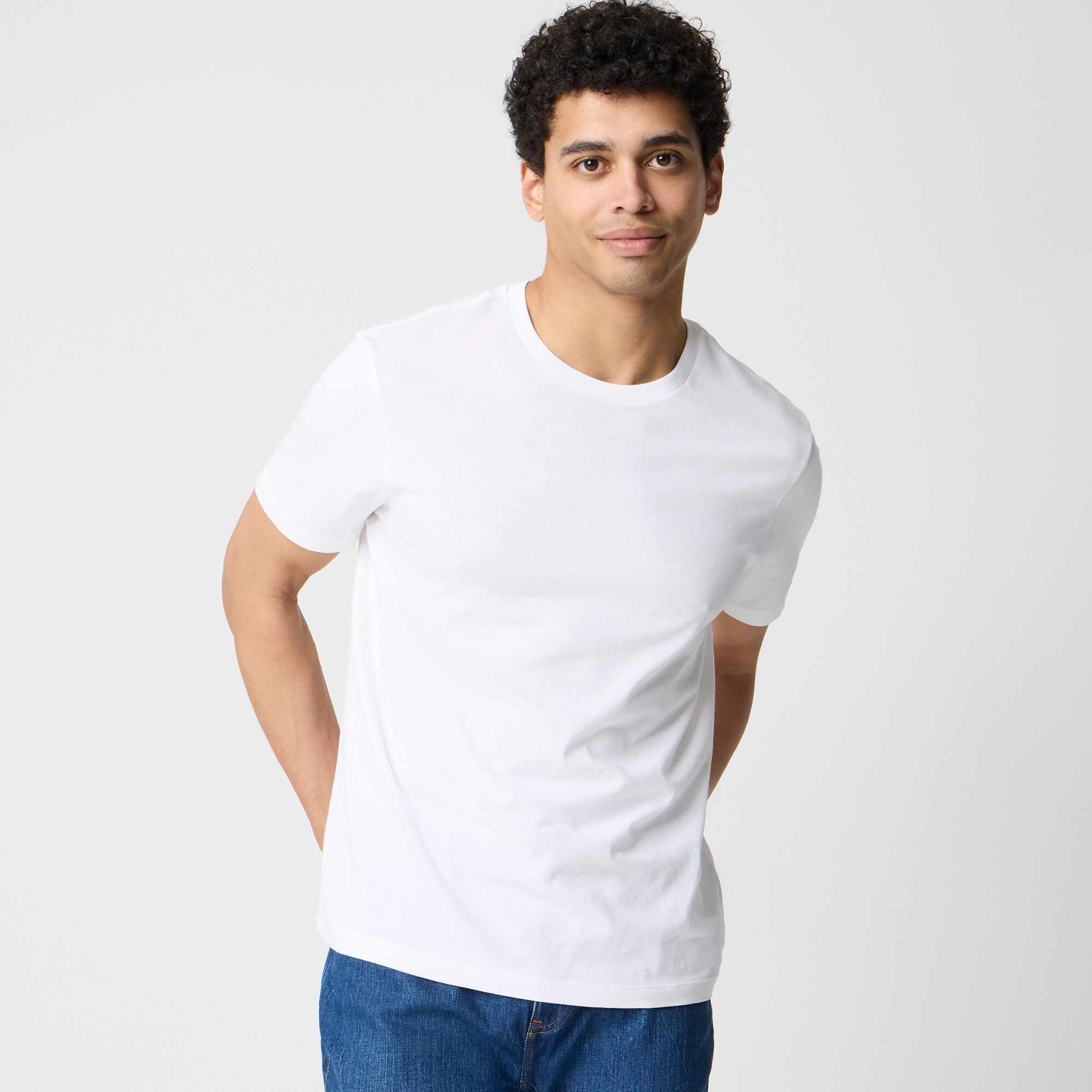 mens Cotton washed jersey tee