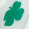 Girls' knot headband WHITE DUBLIN GREEN