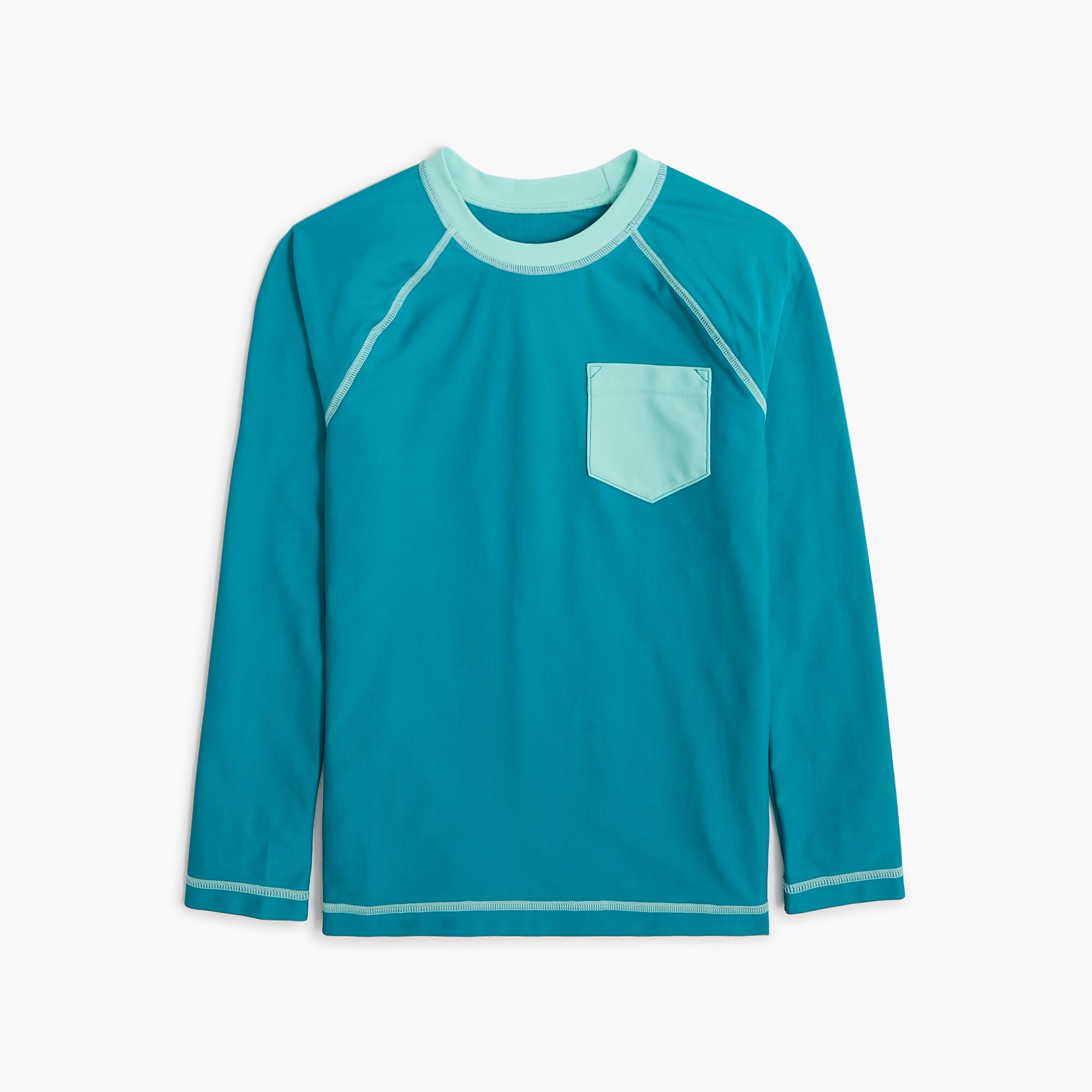boys Kids' long-sleeve rash guard with UPF 50+