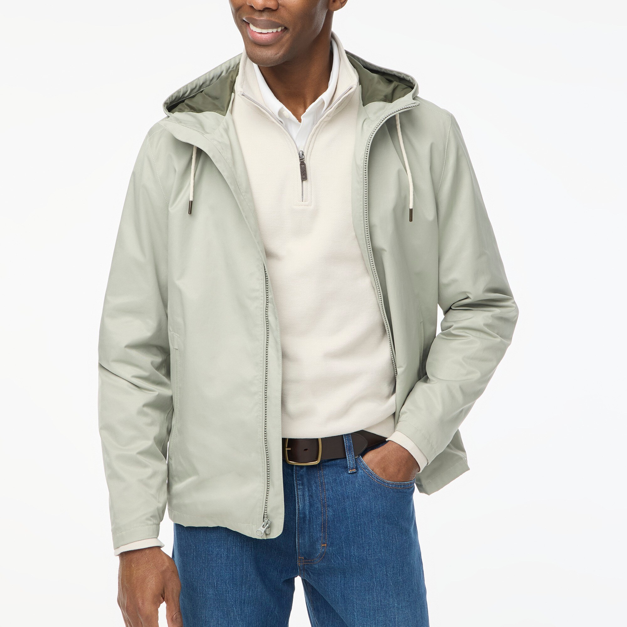 mens Lightweight hooded jacket