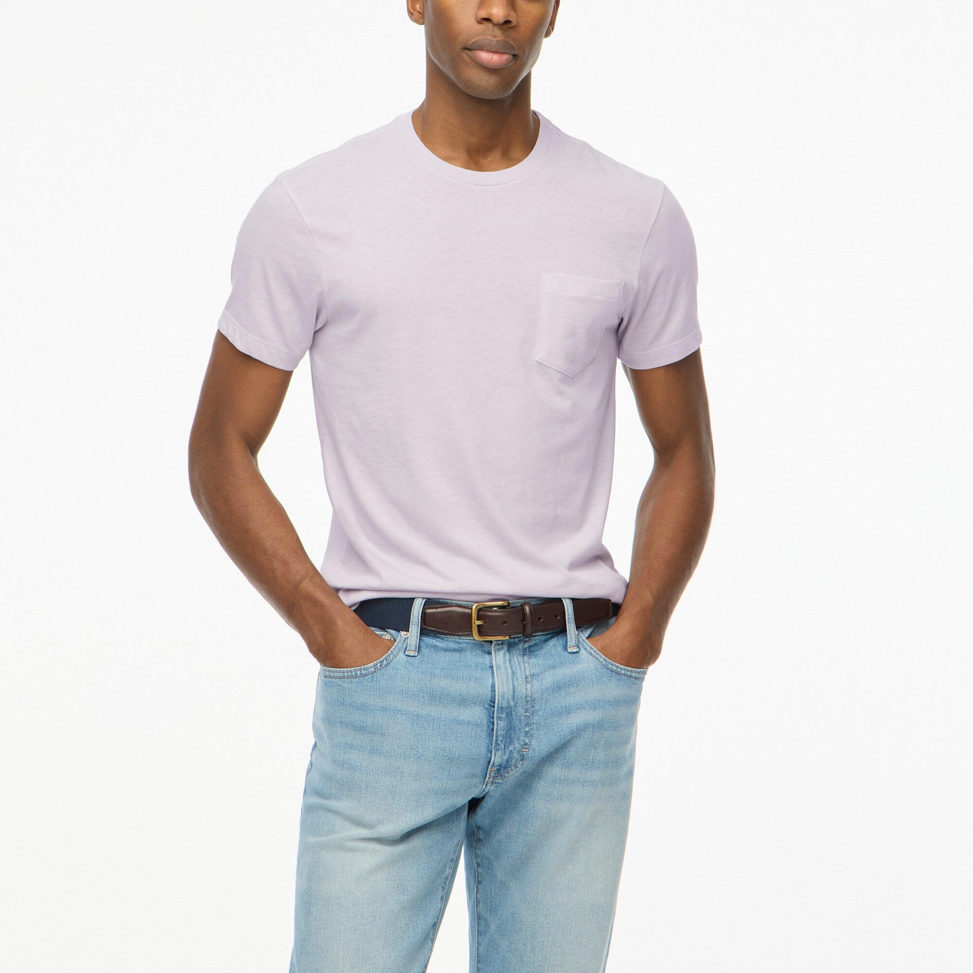 mens Washed jersey pocket tee