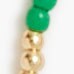 Beaded hoop earrings CRISP MINT