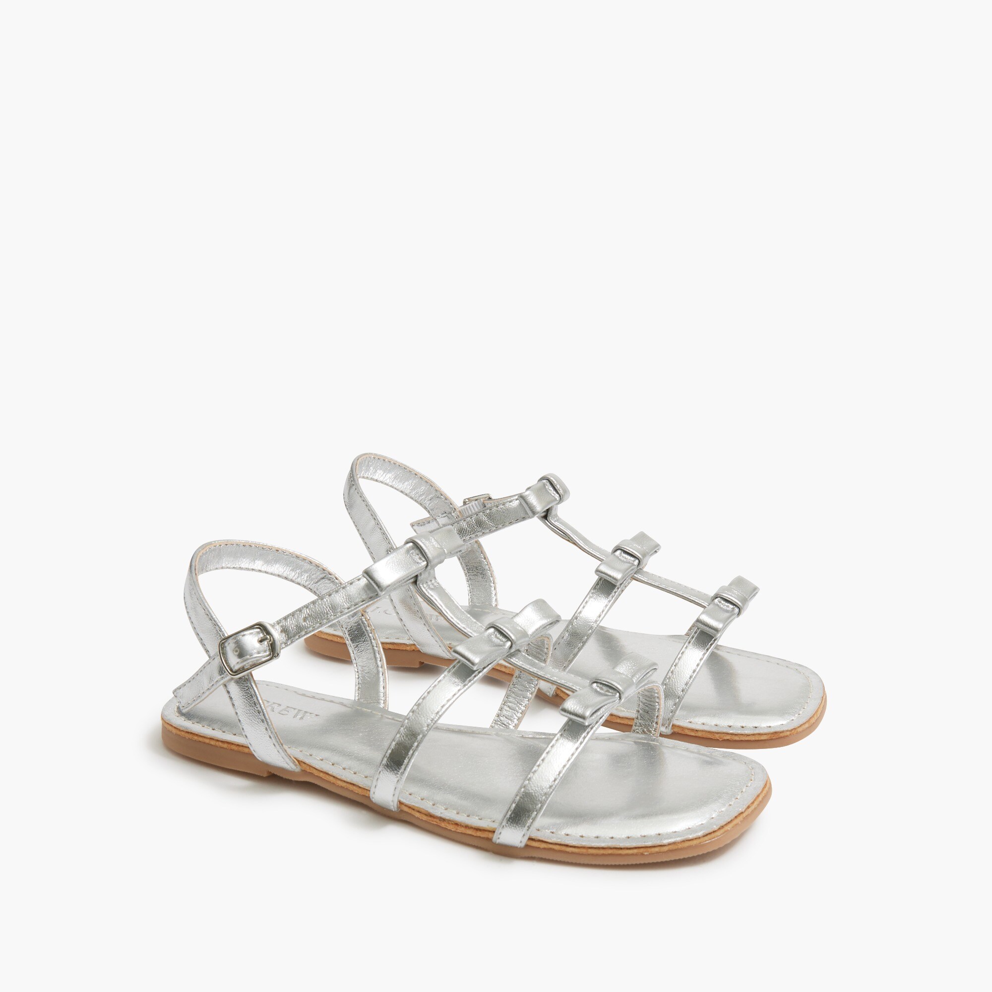 girls Girls' strappy bow sandals