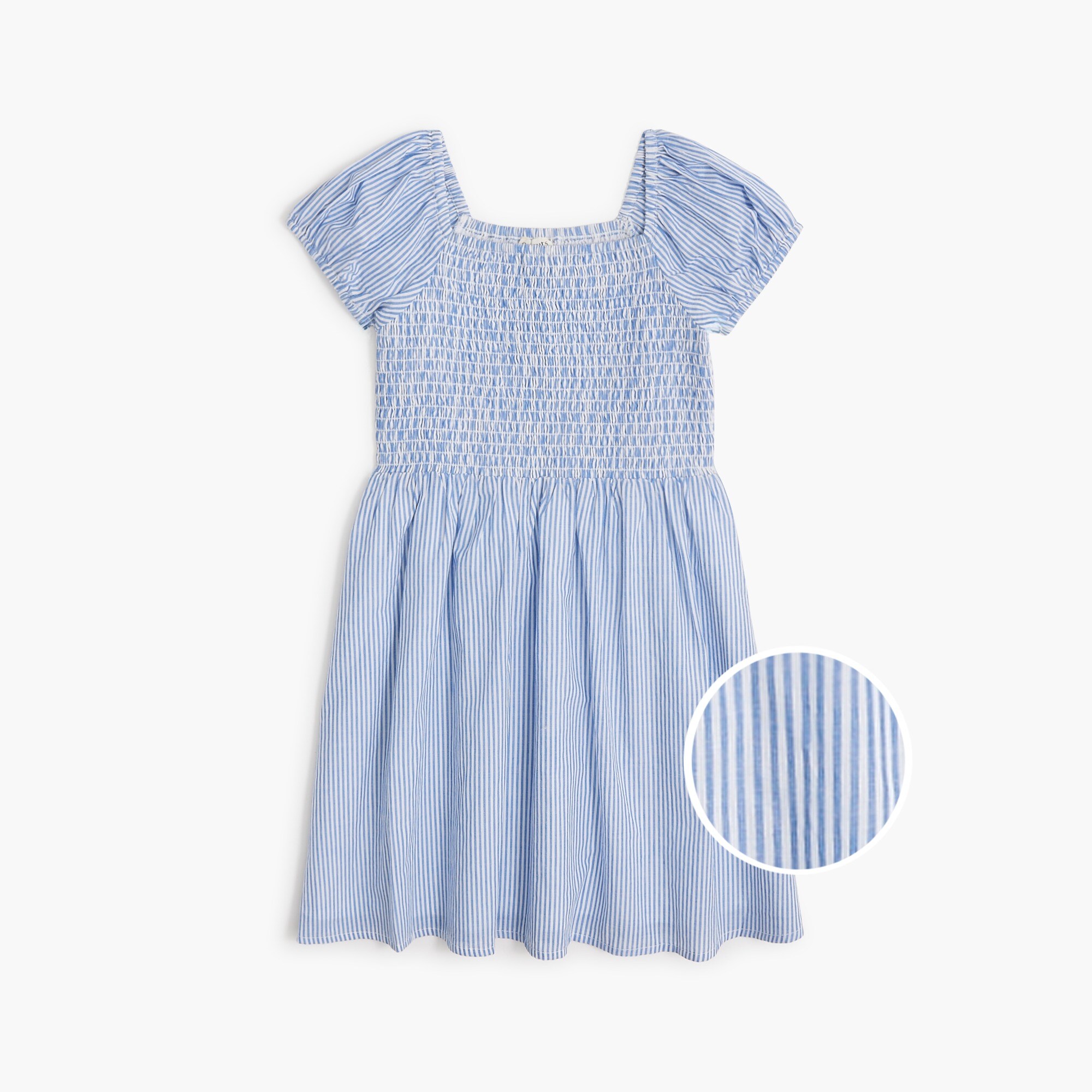 girls Girls' striped smocked dress