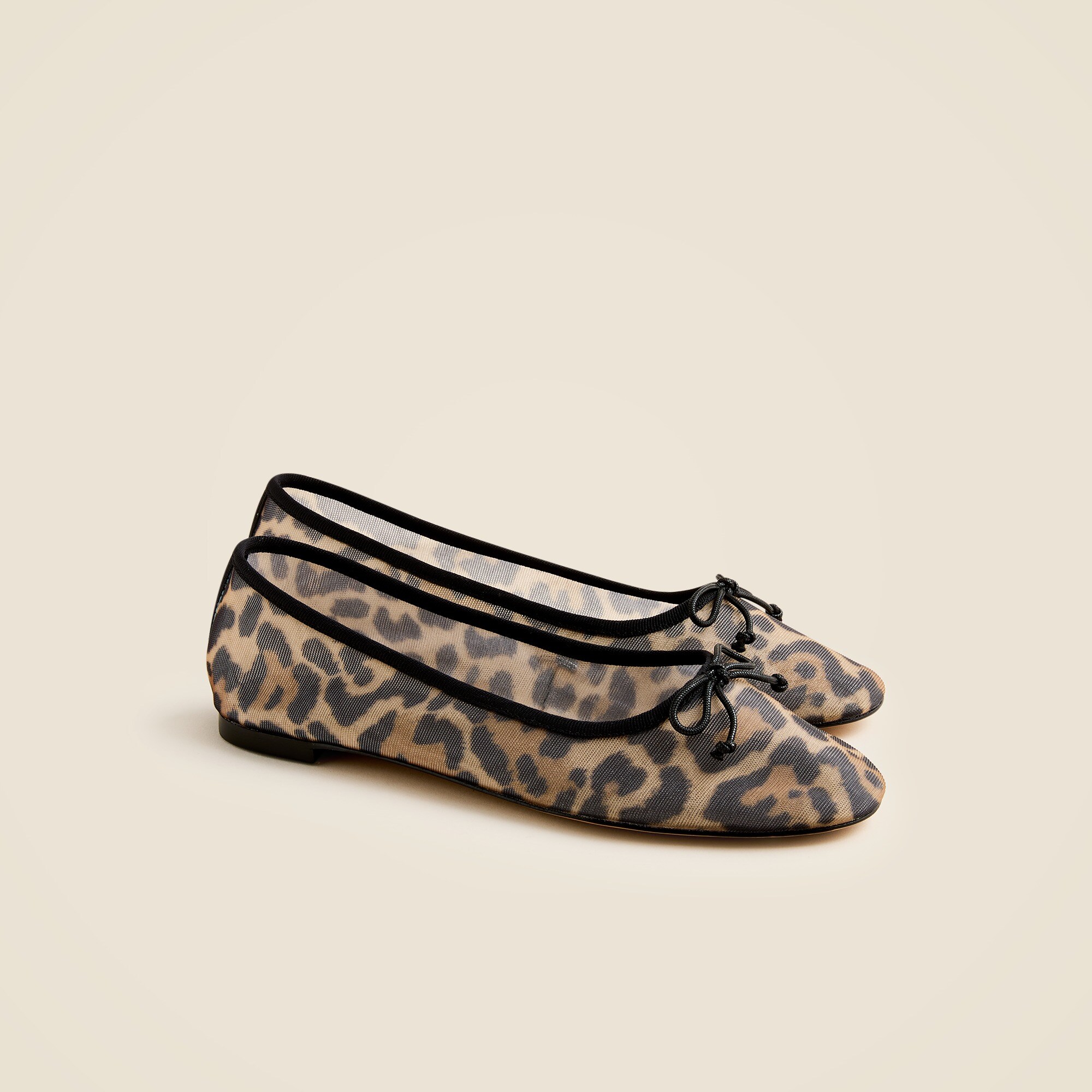 womens Andi ballet flats in printed mesh