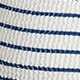 Claudia O-ring scrunchie bikini top WHITE BLUE