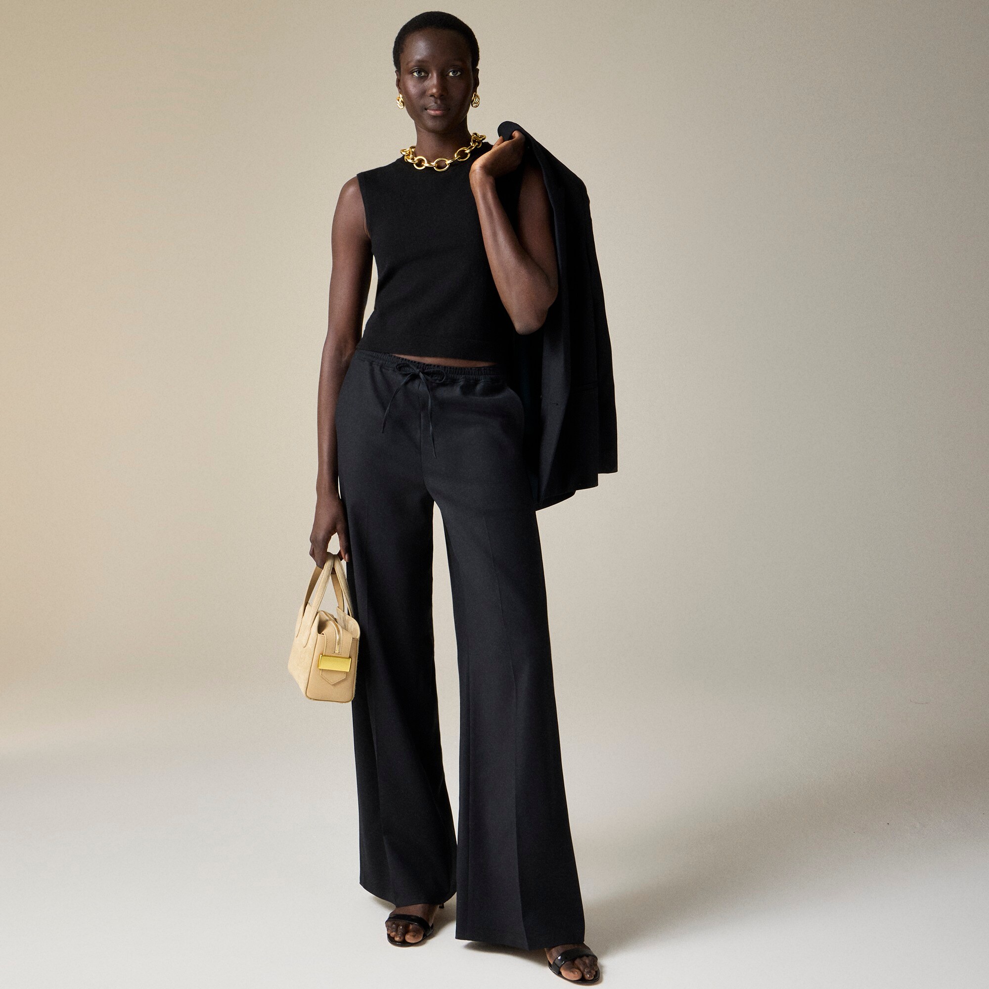  Petite superwide Stratus pant in city twill