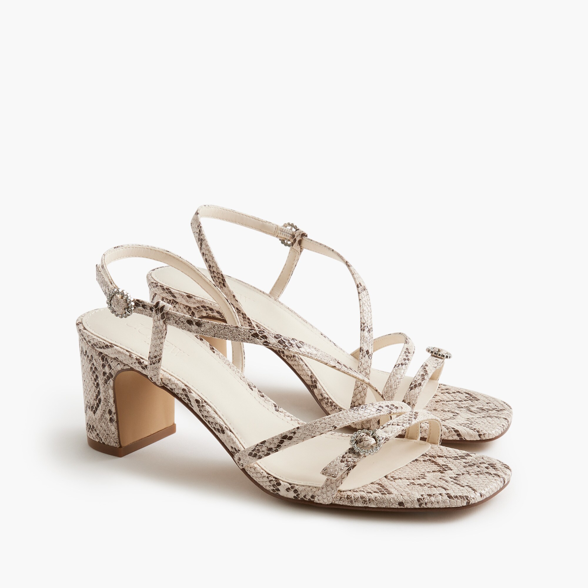 womens Strappy heeled sandals