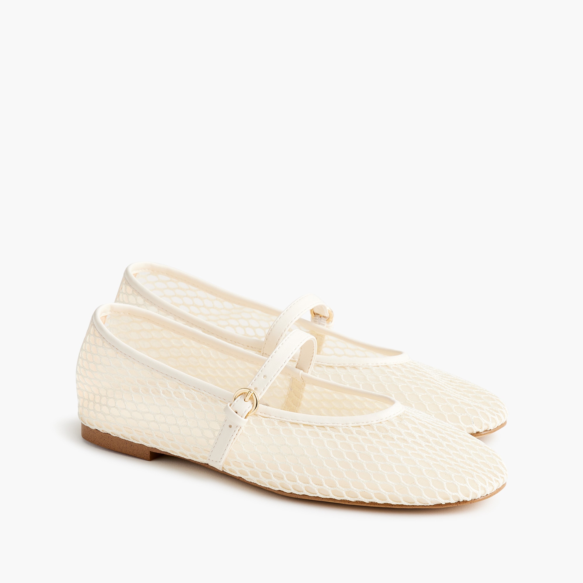 womens Mesh Mary Jane flats