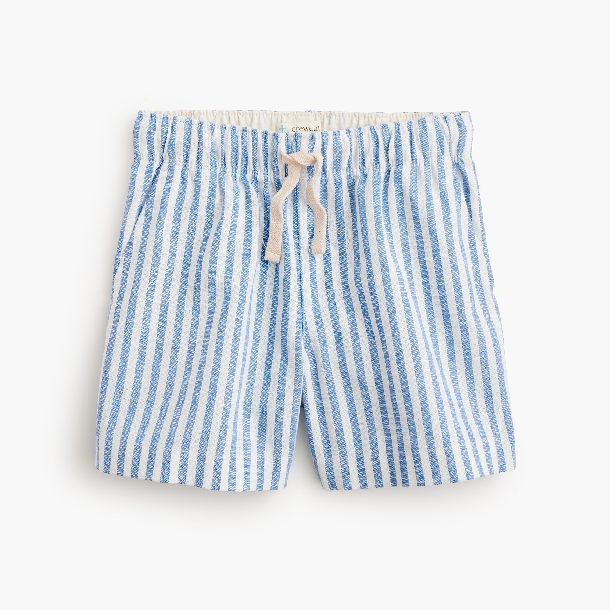 boys Boys' linen-blend drawstring dock short
