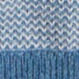 Boys' textured cotton sweater-polo HTHR SEASHORE BLUE  IVO