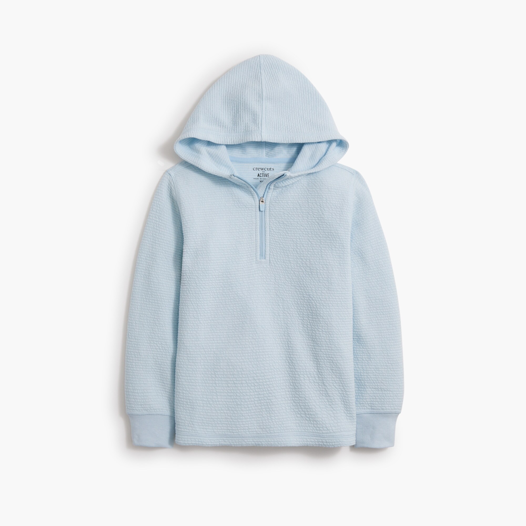 boys Boys' waffle-knit half-zip hoodie