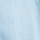 Tie-front eyelet top in ramie CALM BLUE