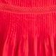 Lace-trim tank top in summer fields-print ramie VINTAGE RED