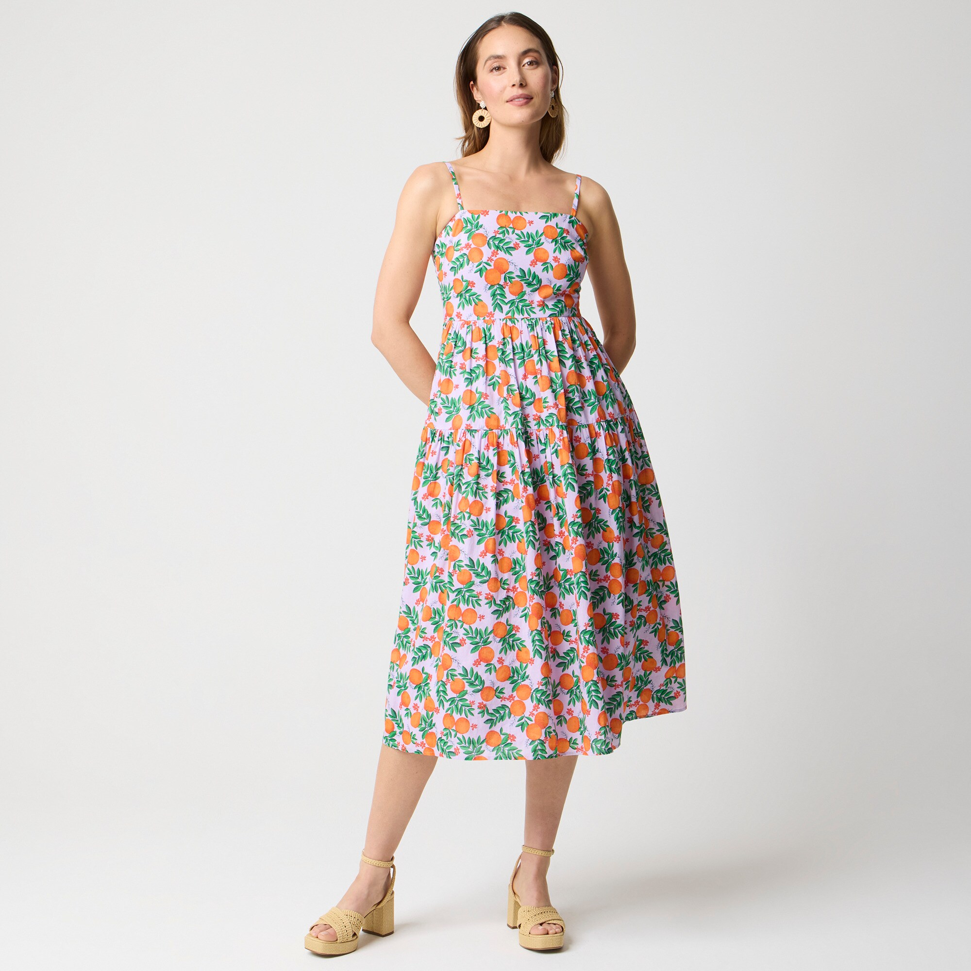 womens Strappy midi dress