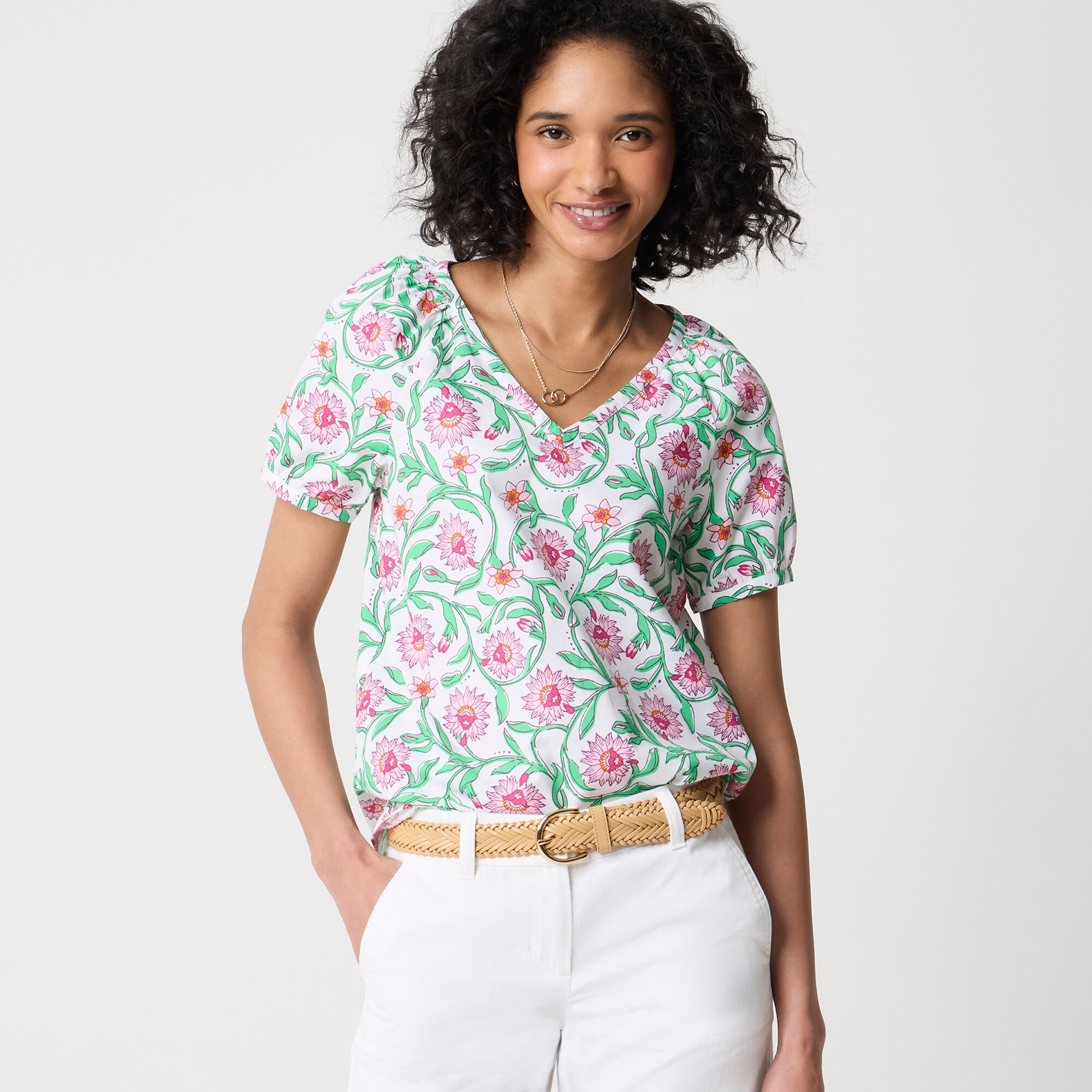 womens Cotton poplin top