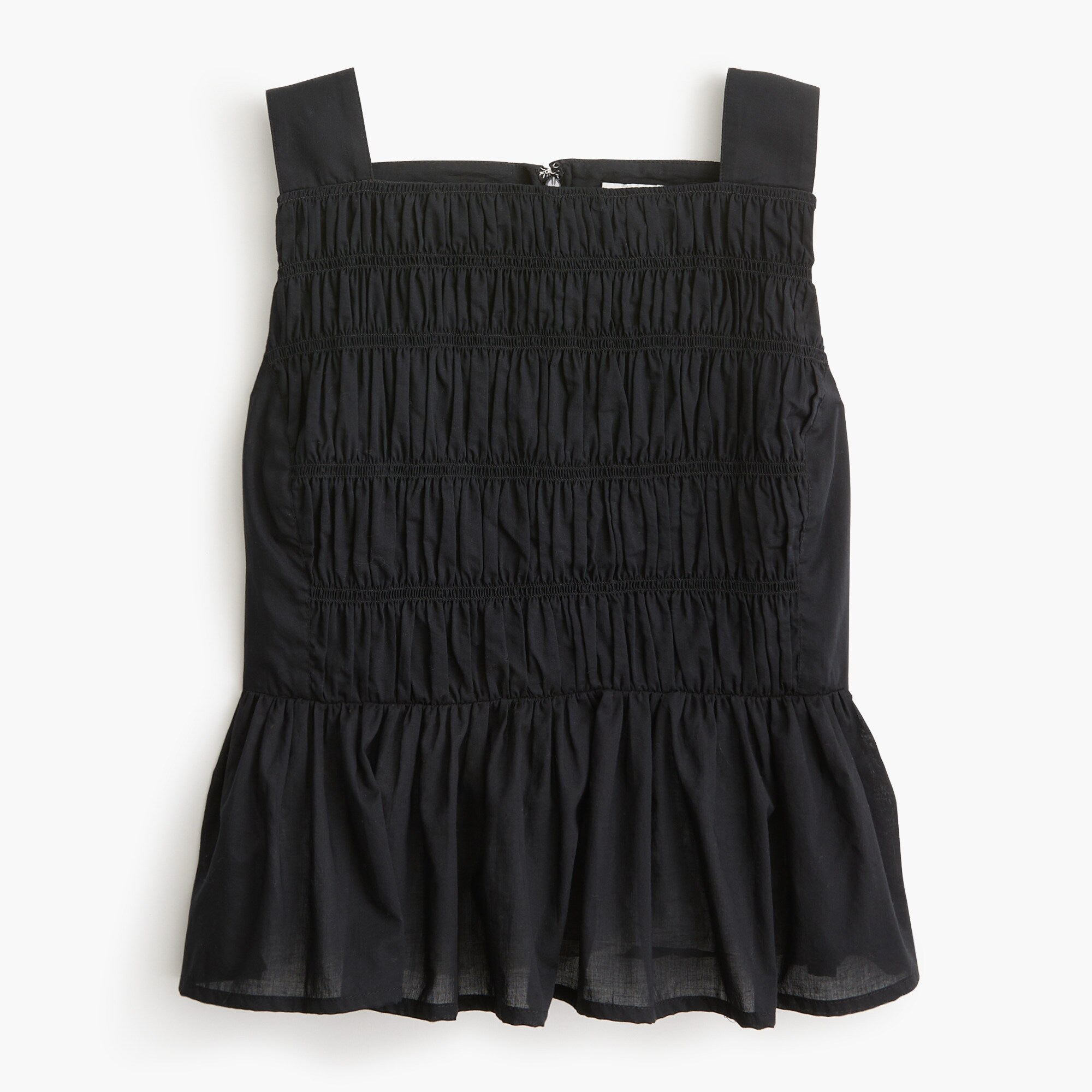  Smocked peplum top