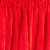 Striped smocked top BRIGHT CERISE
