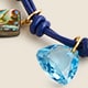 Chan Luu X J.Crew leather cord charm bracelet BLUE MIX