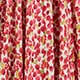 Smocked maxi dress in raspberry print IVORY MULTI