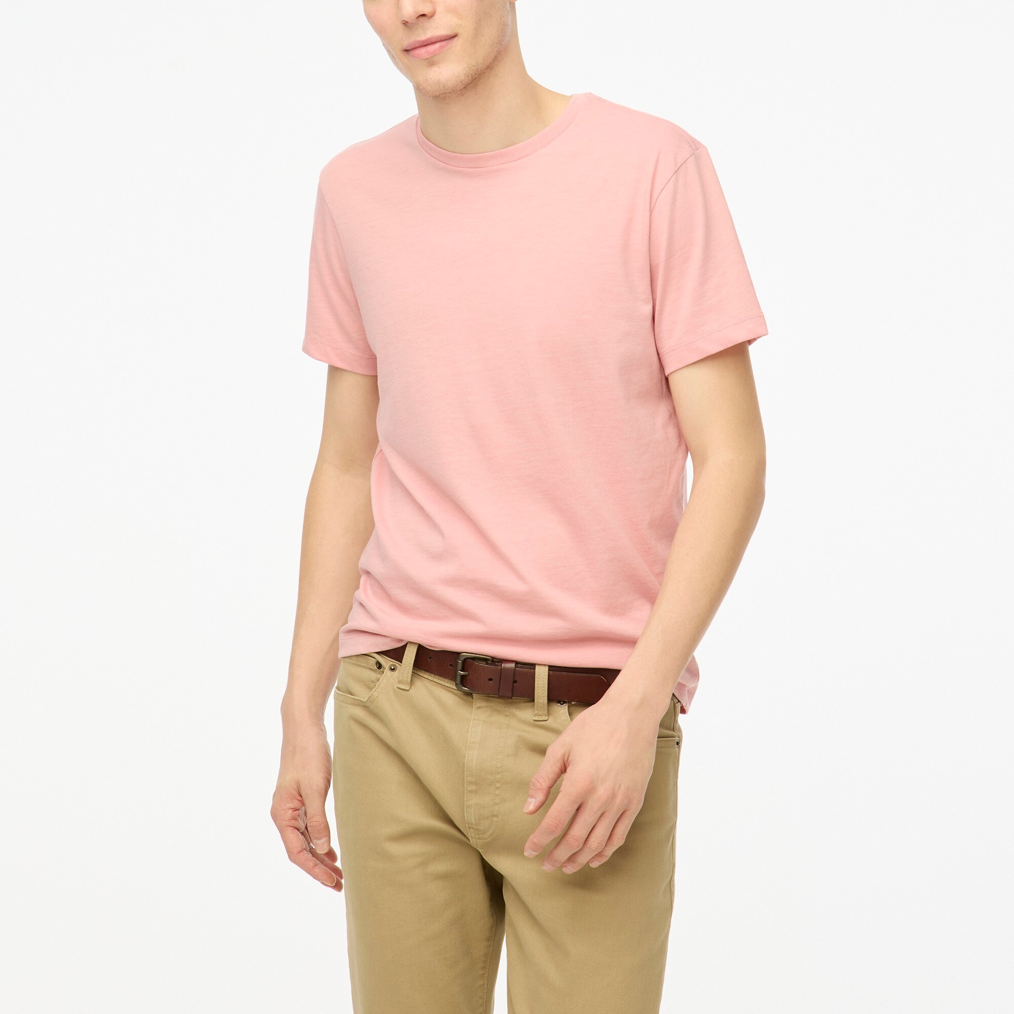 mens Cotton-blend washed jersey tee